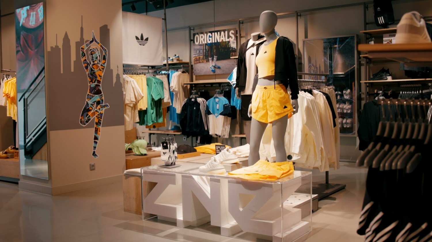 adidas merchandising and fixtures by World of Retail Services