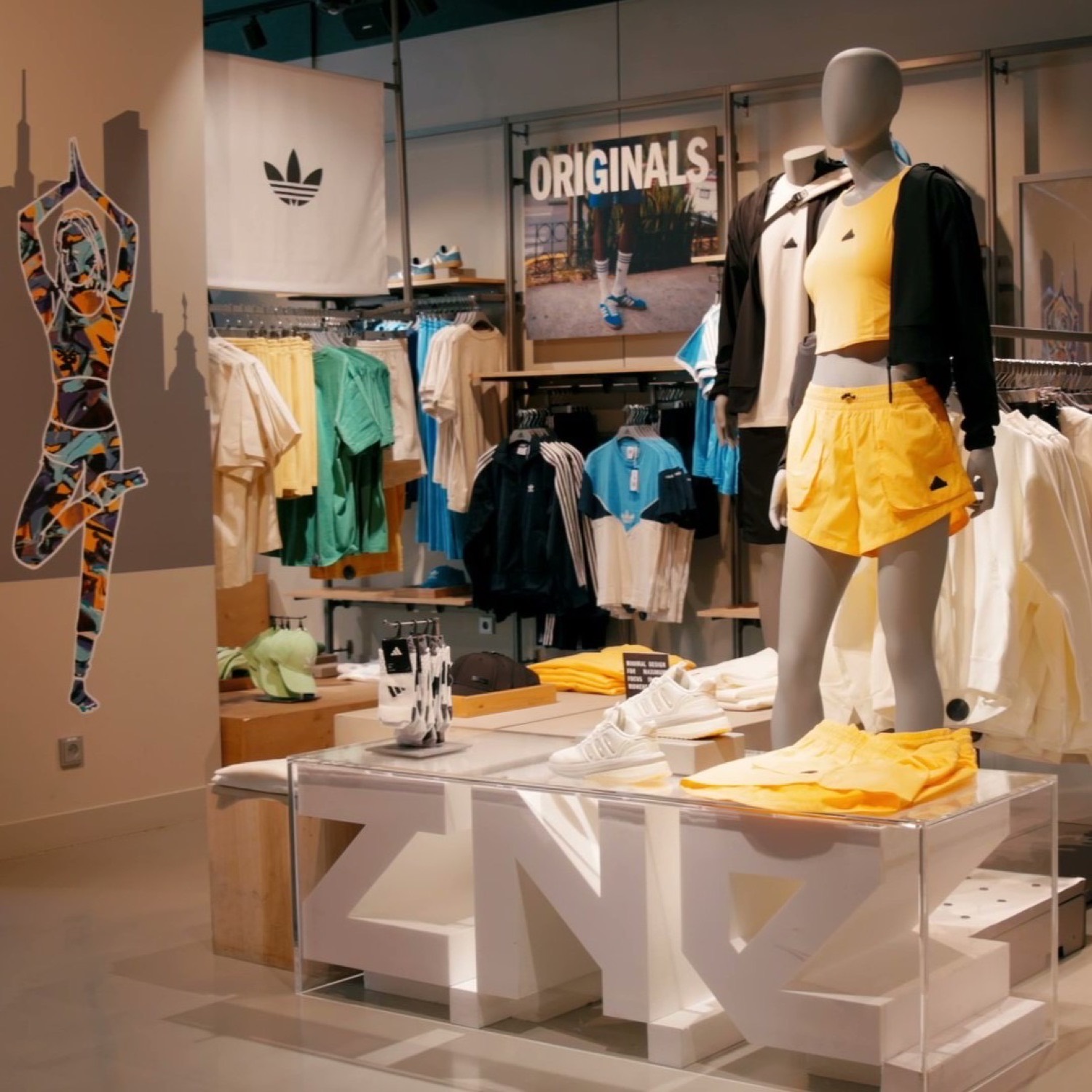 adidas store interior by World of Retail Services