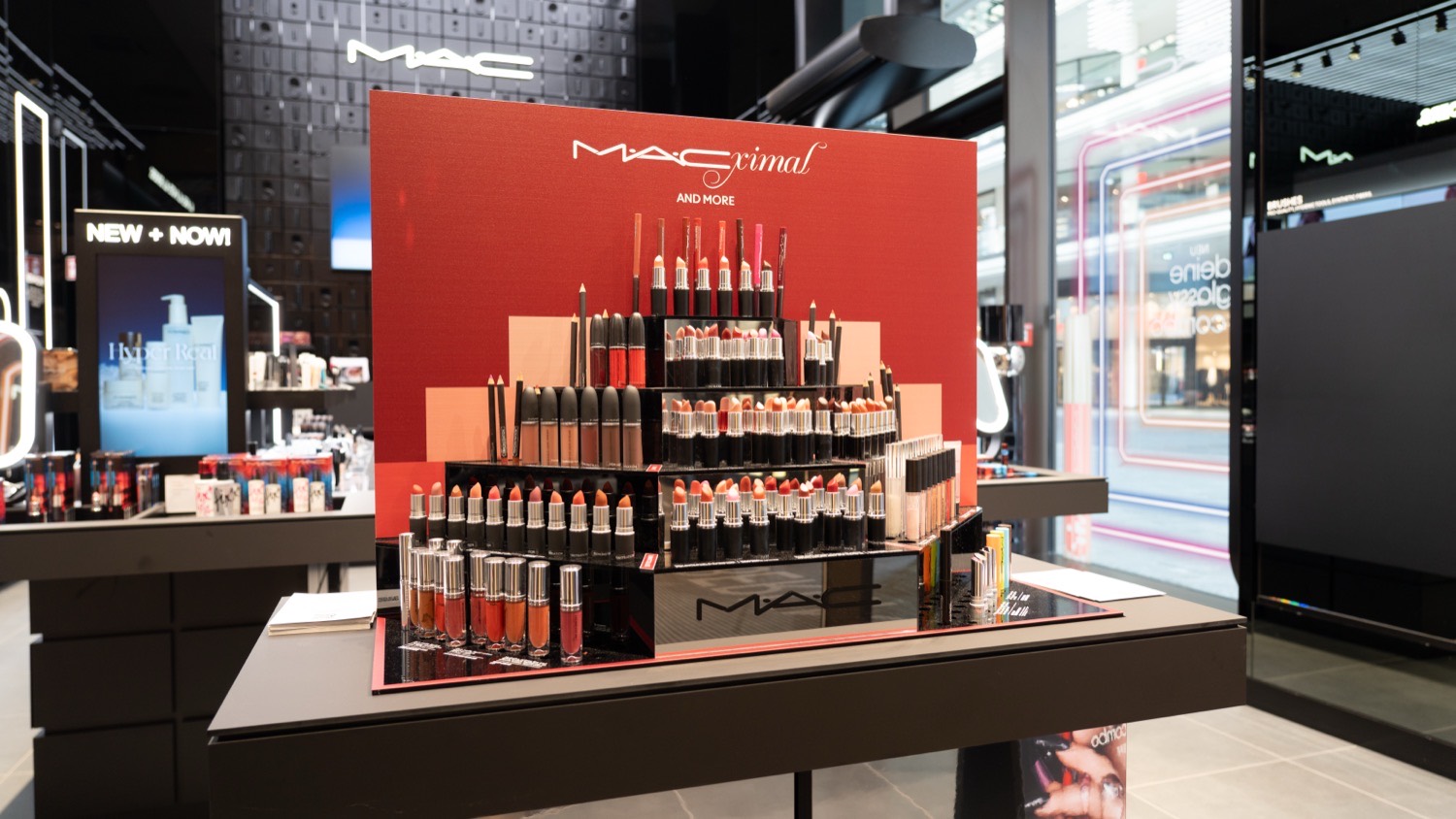 MAC Cosmetics product display by World of Retail Services