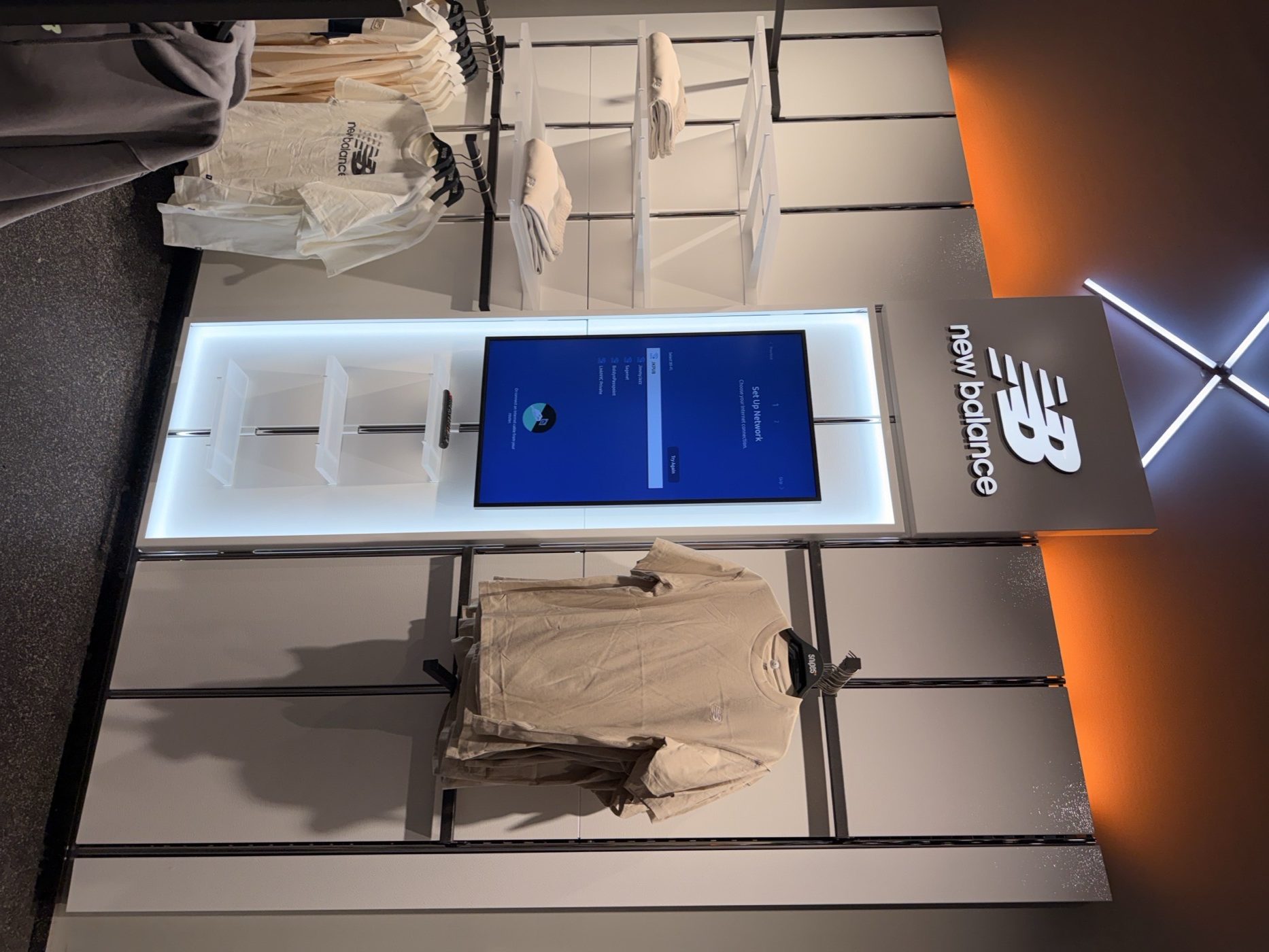 New Balance shop-in-shop in the US, installed by World of Retail Services