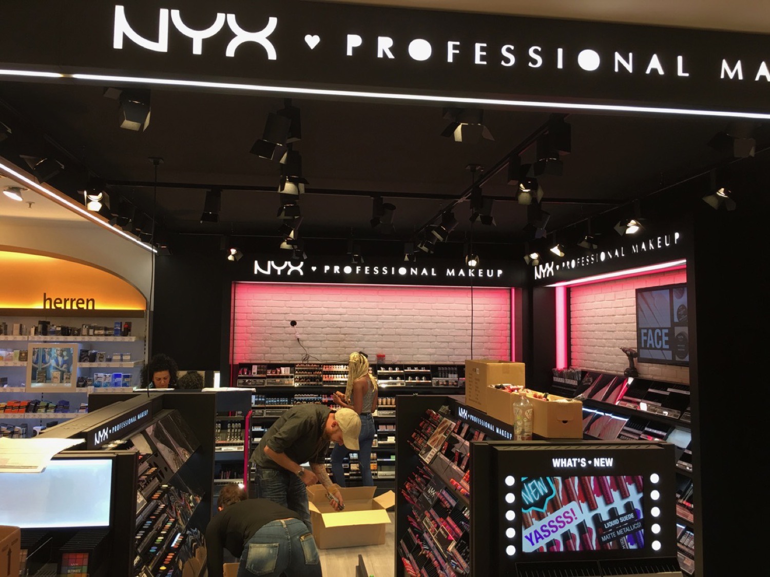 NYX Professional Makeup shop-in-shop by World of Retail Services