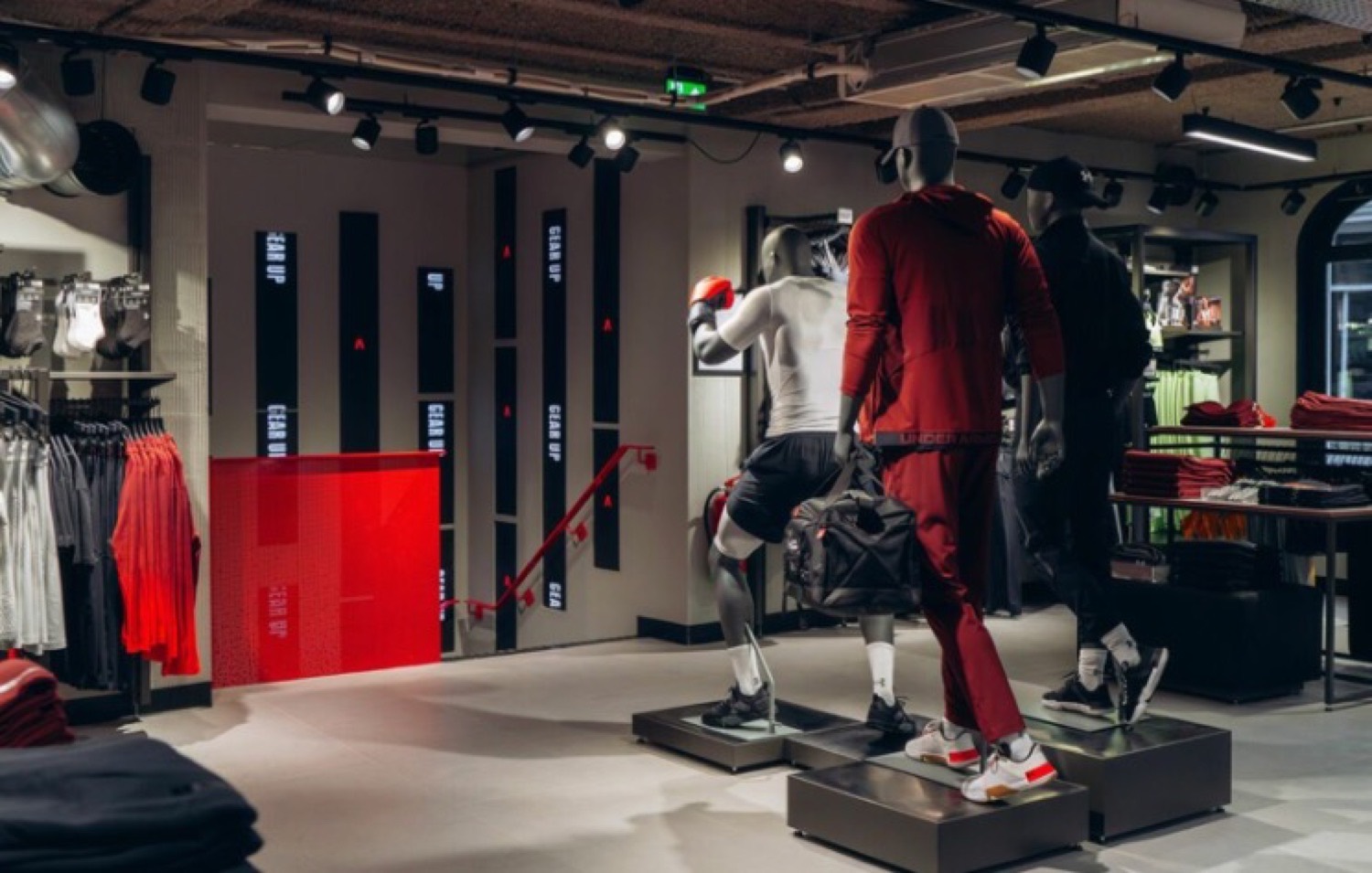 Under Armour store interior by World of Retail Services